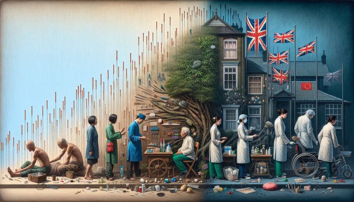 Acupuncture for Chronic Pain Syndromes: Timeline of acupuncture's evolution in Britain from 1970s to present, showing integration into modern healthcare.